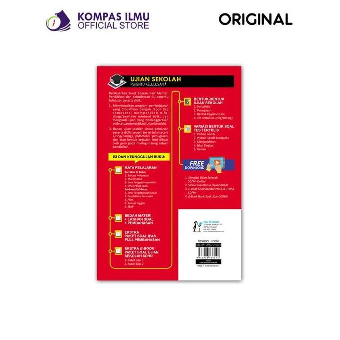 BUKU UJIAN SEKOLAH SD 2025 - TUTOR UJIAN SEKOLAH SD/MI 2025 TERBARU