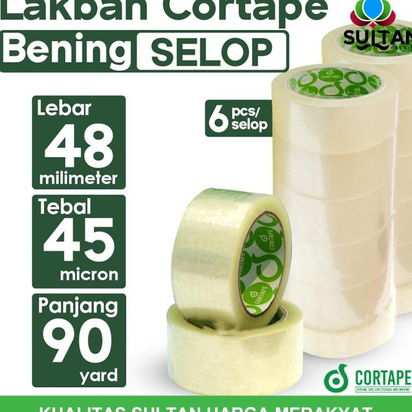 

Lakban Cortape Bening 48 Mm X 90 Yard Setara Daimaru Satu Selop