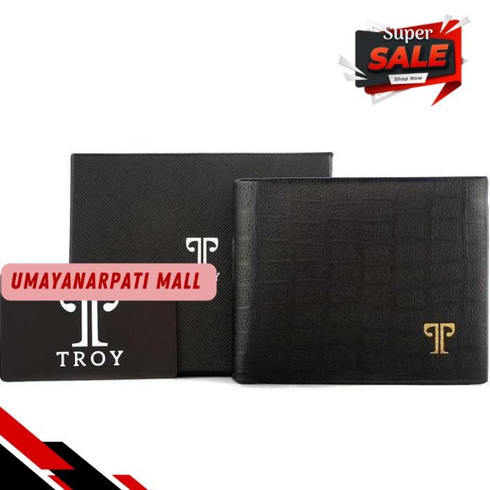 DOMPET PRIA  DOMPET KULIT IMPORT  TROY CR  ORIGINAL PRODUK PILIHAN 