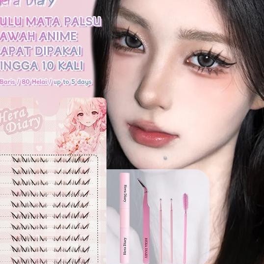 A04Free Lemmata Bawah Anime Douyin Cosplay Douyin Manga Bbox 10Row Individual Eyelash