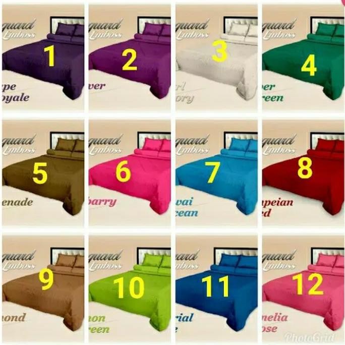 Sprei Polos Emboss 90X200 Single / Seprei Polos 90 Single / Sprei