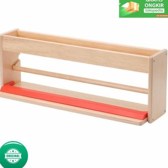 

BEBAS ONGKIR - Rak Kayu Tempat Rol Kertas Lukis Belajar Gambar Anak Ukuraan 50cm lKEA
