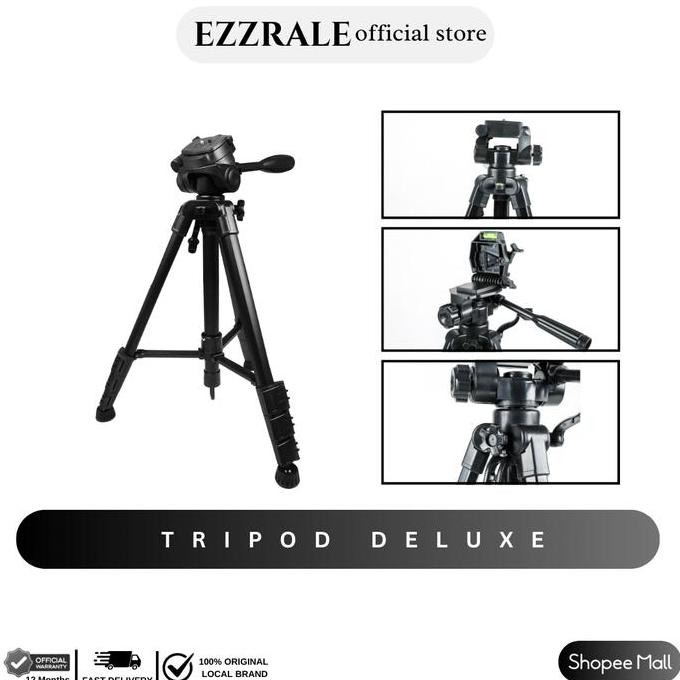 Ezzrale Deluxe Lightweight Video / Photo Tripod / Tripod Projector