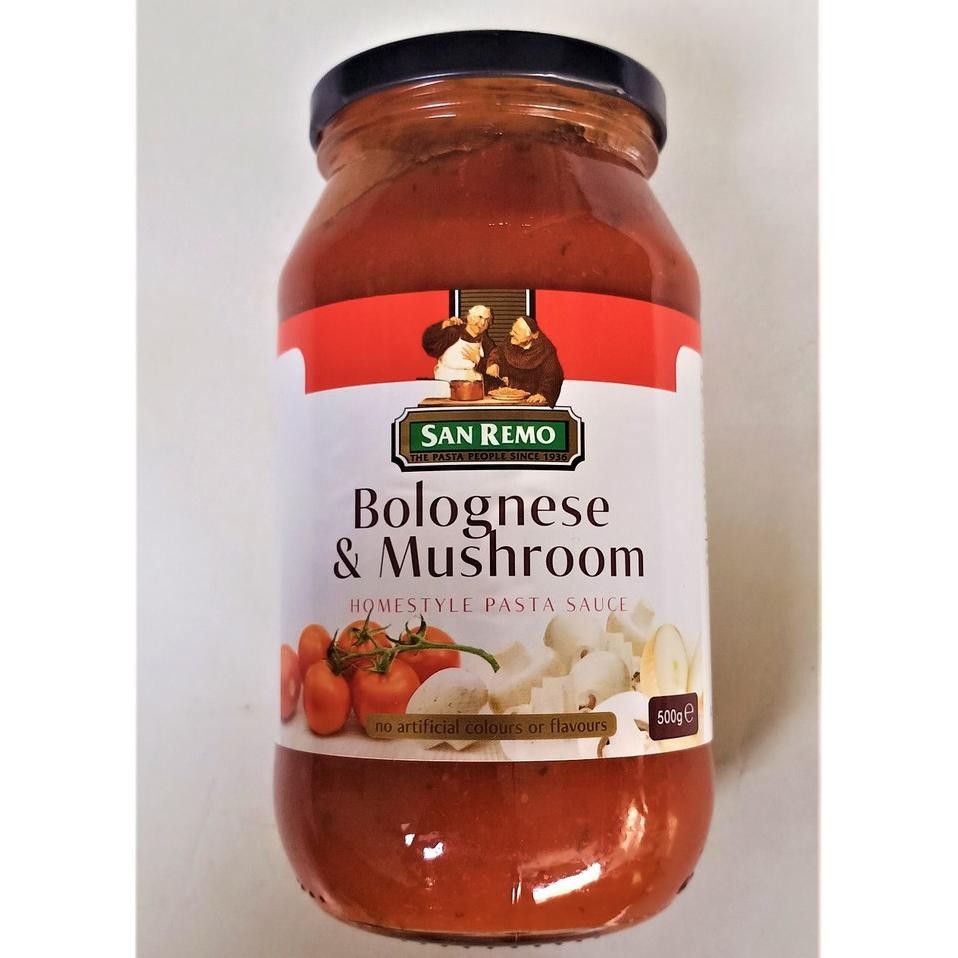 

Pasta Sauce Bolognese Mushroom San Remo Gr