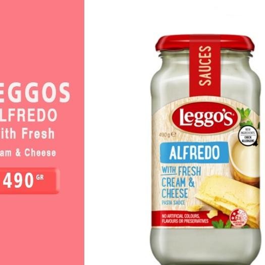 

Saus Pasta Alfredo Fresh Cream Cheese Leggos 490G