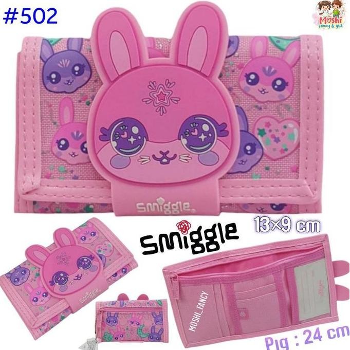 (Allthebest) Dompet Smiggle Anak / Dompet Lipat Smiggle Anak Laki-Laki Perempuan