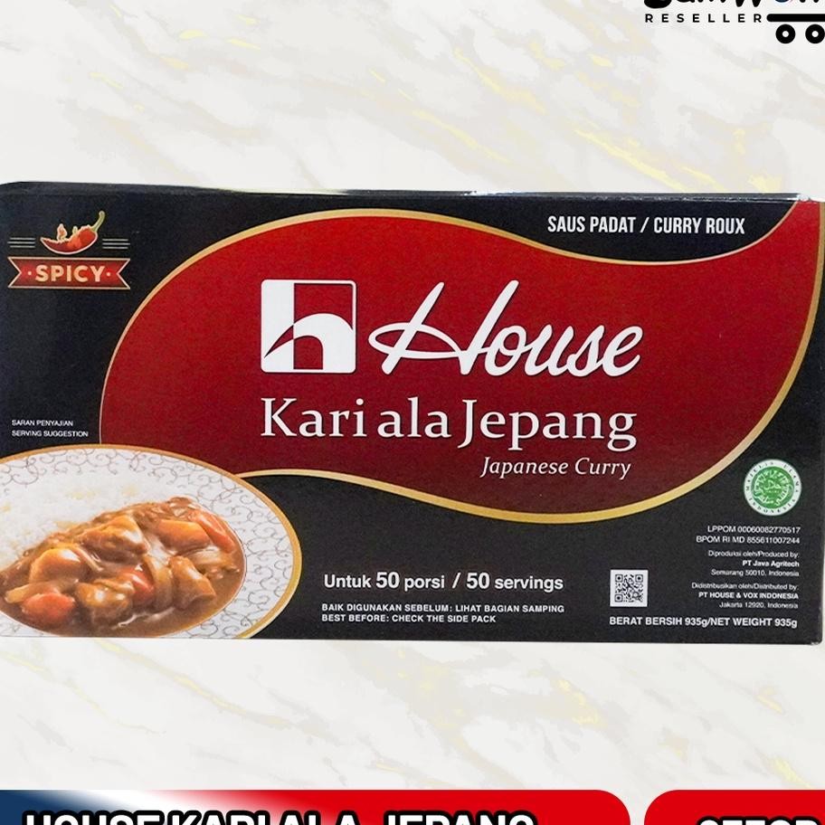 

House Curry Spicy Pedas Bumbu Kari Saos Paste Jepang 1Kg 50 Porsi