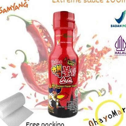 

Samyang Buldak Sauce Extreme Hot Chien Flavor Saus Samyang Rasa Ayam Extra Pedas 200G
