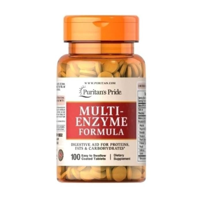 Jual puritan's pride multi enzyme formula 60.tablet