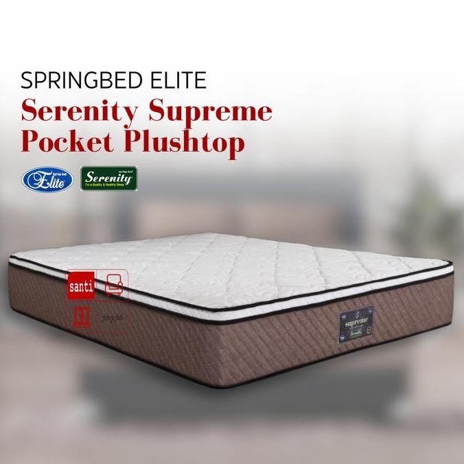 Springbed Elite Serenity Supreme Plushtop 140 X 200 Kasur Saja