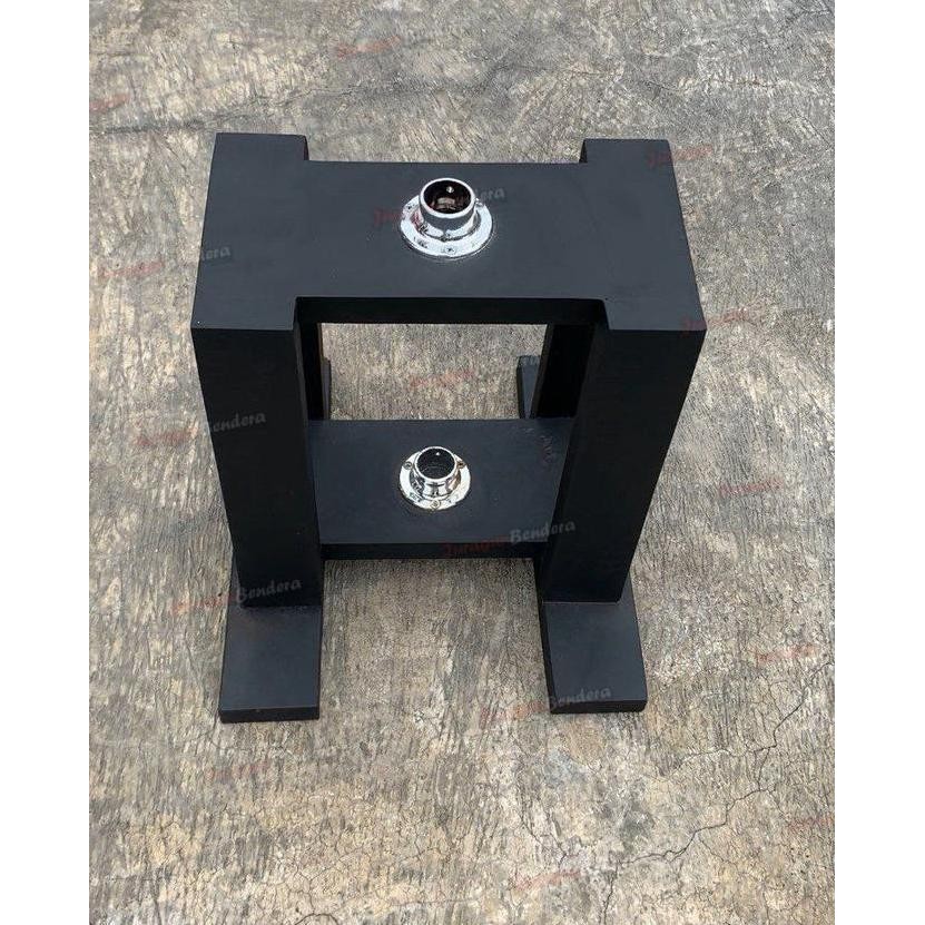 

Baru Set Pataka Bung Tomo + Tiang Kayu Tatakan Bendera Upacara