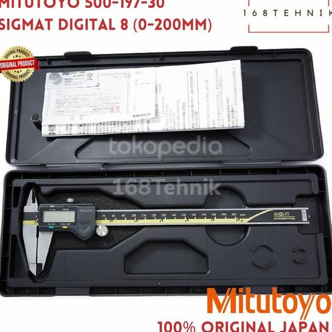 

Sigmat Digital Caliper 8 Inch Mitutoyo 500-197-30 / Jangka Digital 200