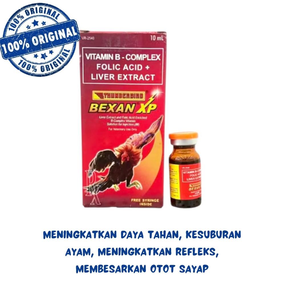 Berkualitas Bexan Xp ( 10 Ml ) - Doping Ayam Vitamin Ayam Menambah Stamina Berkualitas