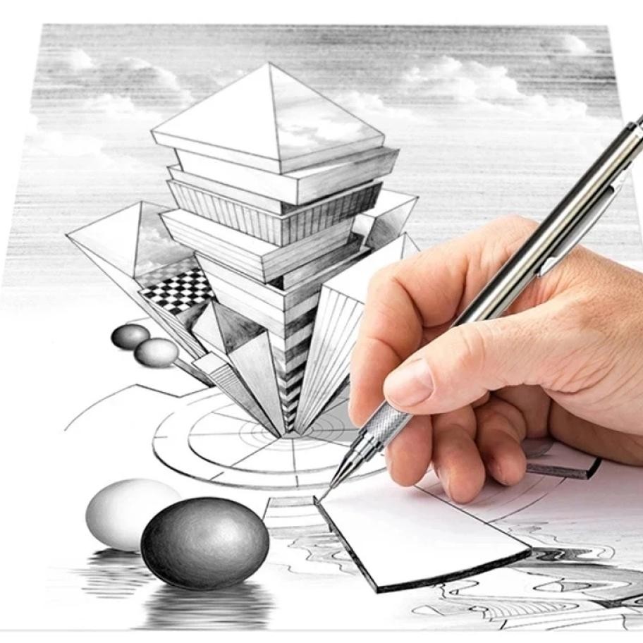 

Pensil Mekanik Mechanical Pencil With Refill 0.3Mm 0.5Mm 0.7Mm Mf078 Sier Sistem Mekanik Metal Tahan Lama