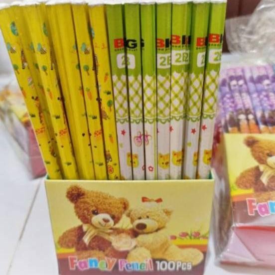 

Pensil Kayu Fancy 2B Unik Lucu