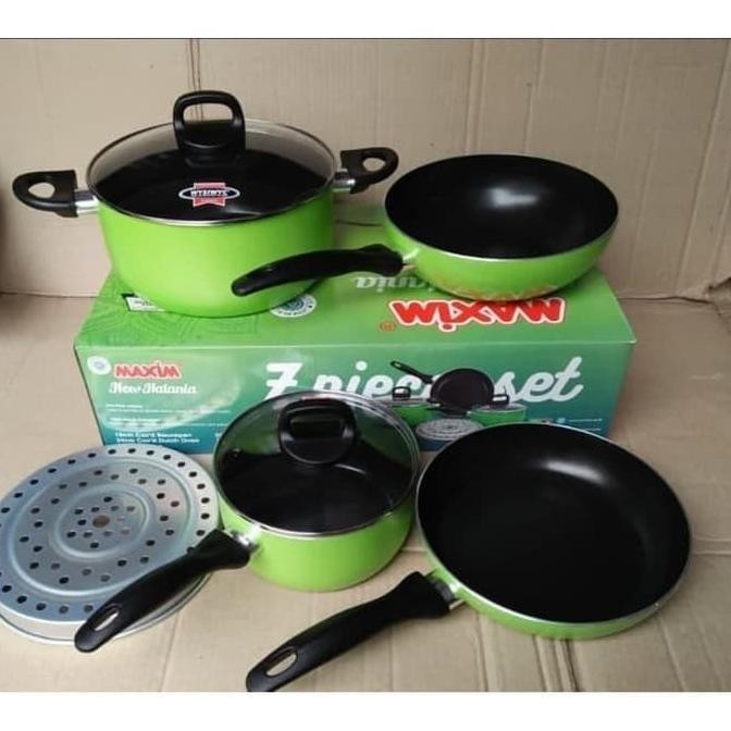 Panci Set Maxim Halania 7 Pcs Set Anti Lengket