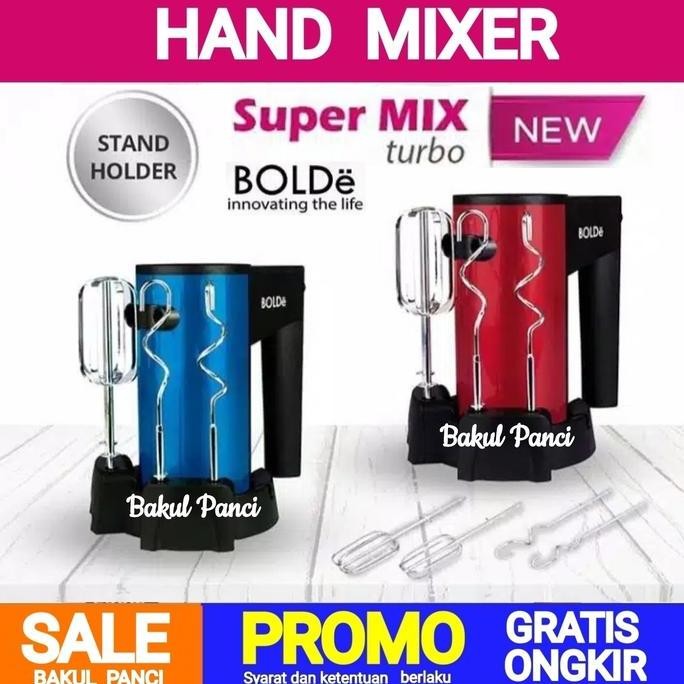BOLDe Hand Mixer Super Mix Turbo Pengocok Telur Kue