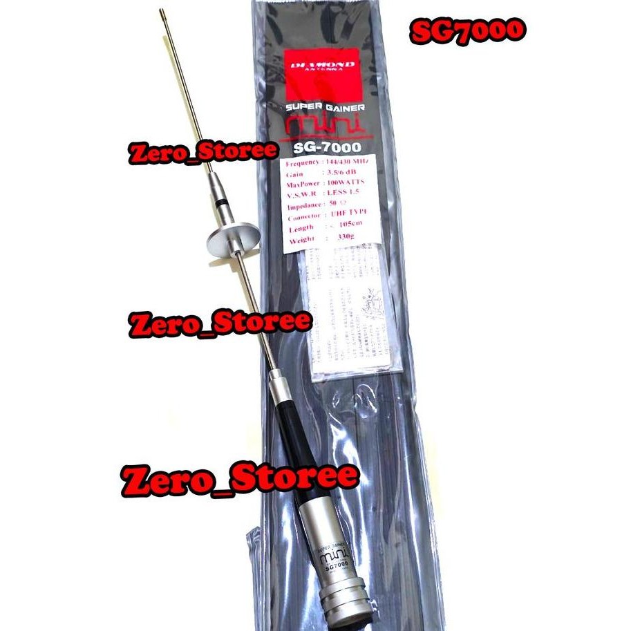 NEW DIAMOND SG7000 SG-7000 SG 7000 Antena Mobil dualband RIG Super Gainer