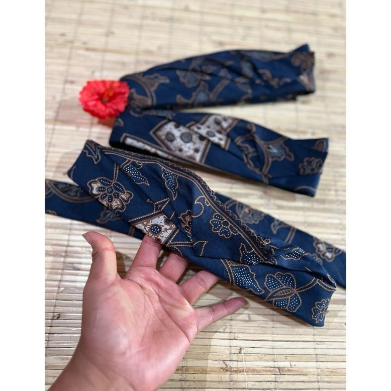Special Udeng Batik Print Setengah Jadi Nayah / Pakaian Adat Bali Fx-2