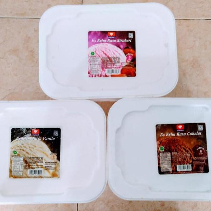 

TERBARU - Ice Cream Vanilla / Coklat / Strawberry 8 liter