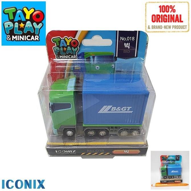 Diskon Mainan Tayo Big Truck Container Iconix - Truk Kontainer Korea Toys