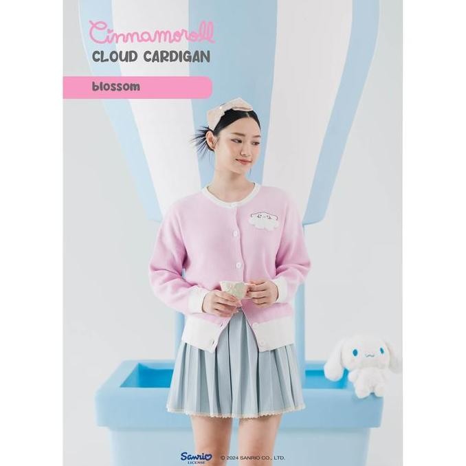 Bebeplum for Sanrio Cinnamoroll - Cinnamoroll Cloud Cardigan