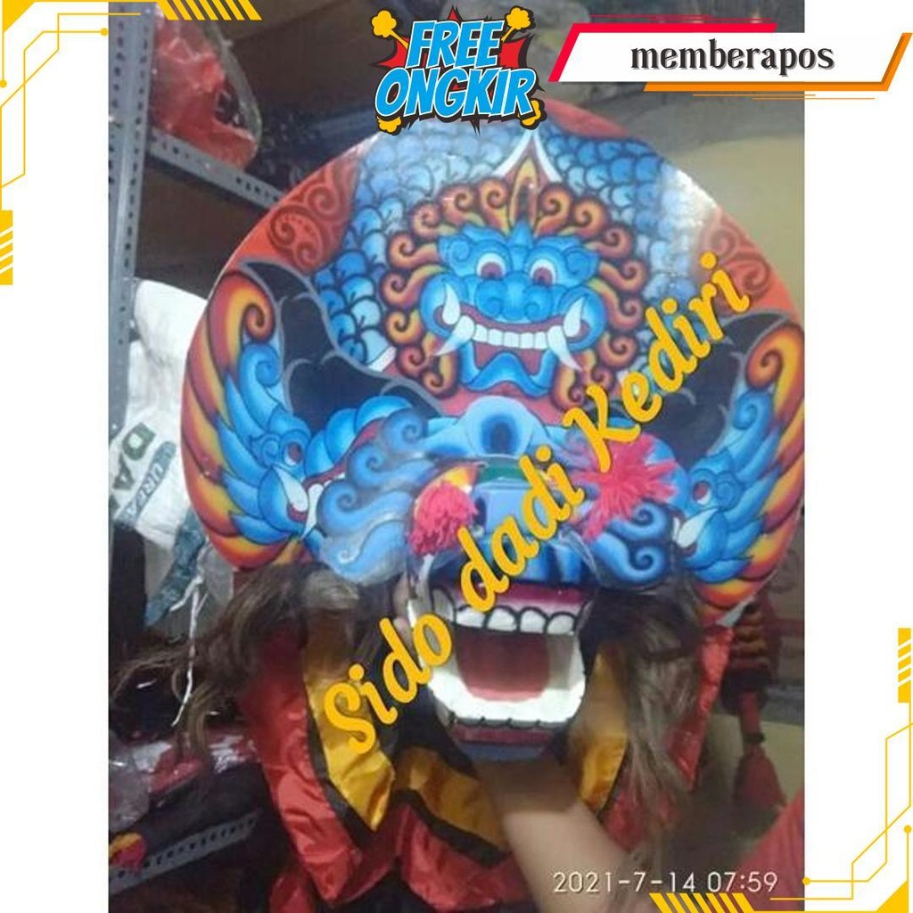 Barongan Devil Bunyi Keras Barongan Murah Bopo Macan Jaranan Cod