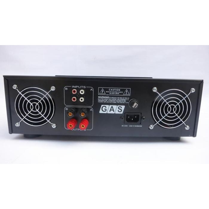 Box power amplifier kosongan besi hitam Gas PA 2502 full accesoris
