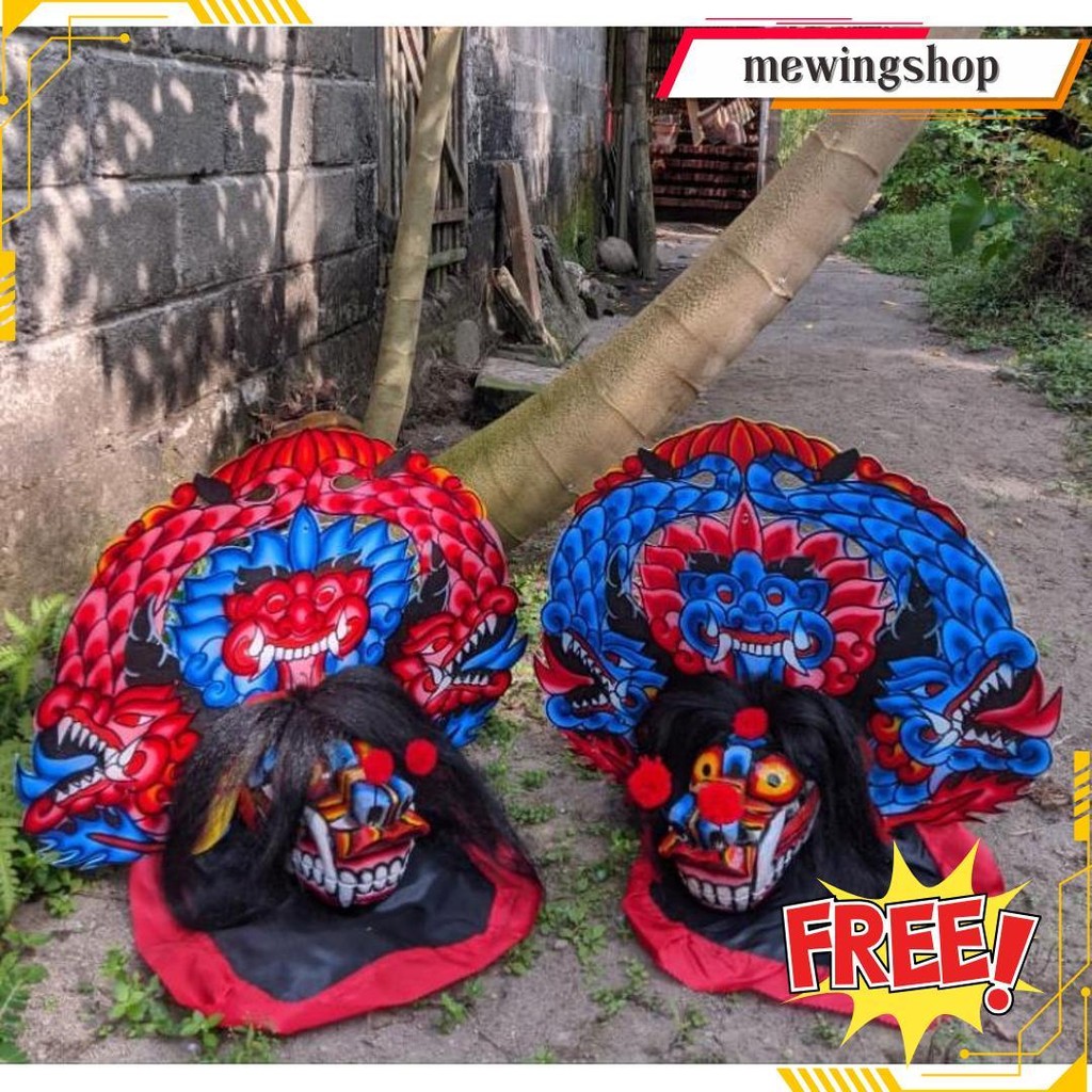 Mainan Tradisional Barongan Telon|Barongan Devil|Barongan Anak|Barongan Dewasa|Barongan Kayu|Baronga