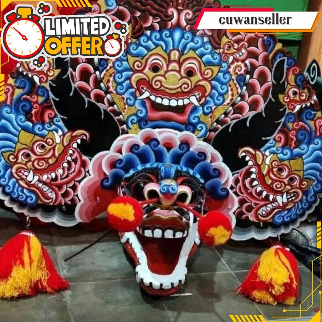 

Bisa Cod Cuci Gudang Barongan Rampak Telon Jamang Cat Air Brush Bonus Kemul Panjang Dan Pentul Tinggal Pakai Ukuran Anak Promo Barongan Plipit Romo Mainan Anak Barongan Anak Sd Brongan Plipit Premium / Barongan Spon Caplok Kain Panjang / Barongan Ponorogo