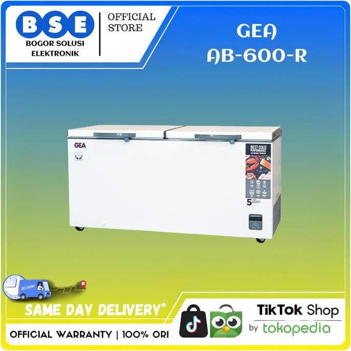 BEBAS ONGKIR - KULKAS FREEZER GEA AB-600-R 500 LITER | GEA AB600R | GEA 500L AB600R