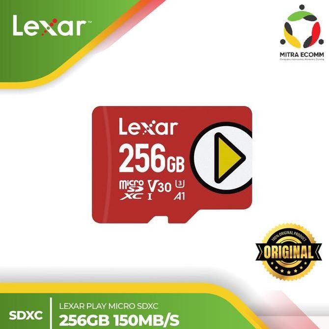 TERMURAH - Lexar Play Microsd 256gb up to 150mbps