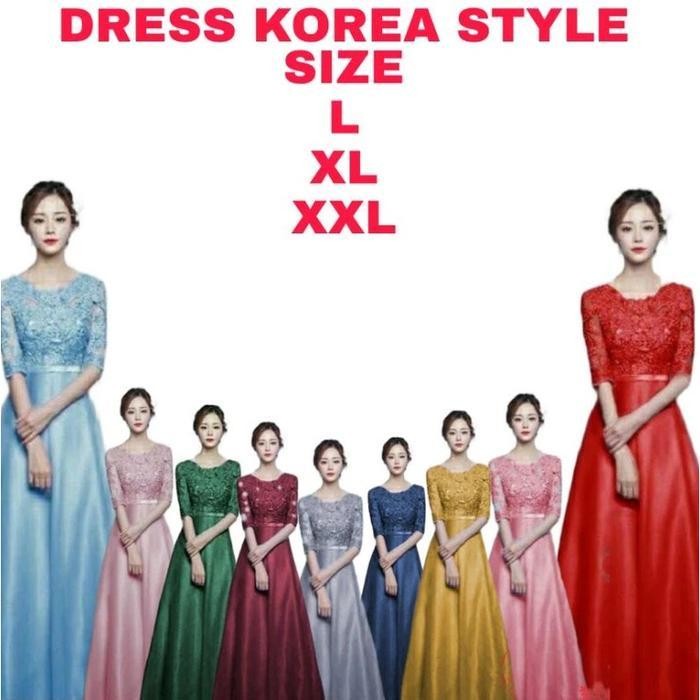 Dd Gaun Panjang Pesta Party Maxi Long Dress Baju Terusan Bridesmaid