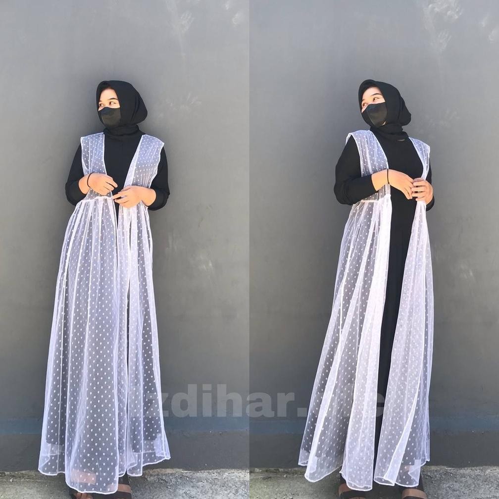 SZ Basicly Dot outer lace / outer  brukat tile panjang / outer tile kondangan / outer brokat kondang