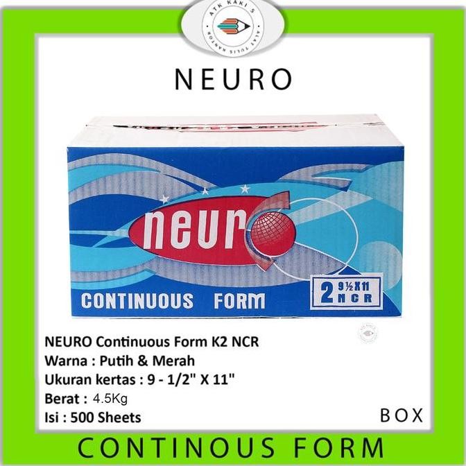 

TERBARU - [KHUSUS GOSEND] CF 91/2 x 11 2 Ply ( K2 Neuro ) NCR / Kertas Komputer