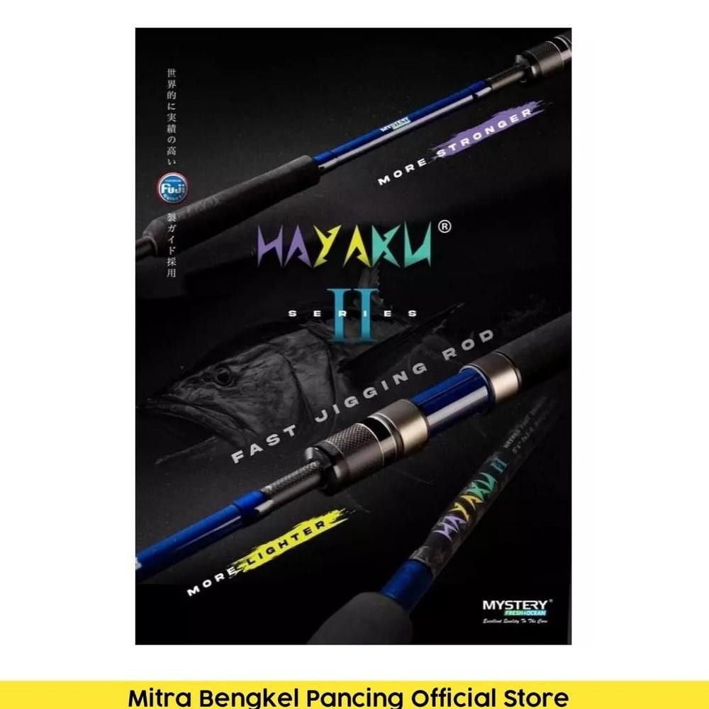 Terlaris Joran Pancing Hayaku Mystery Spinning Ring Guide Sic One Piece Jigging Rod
