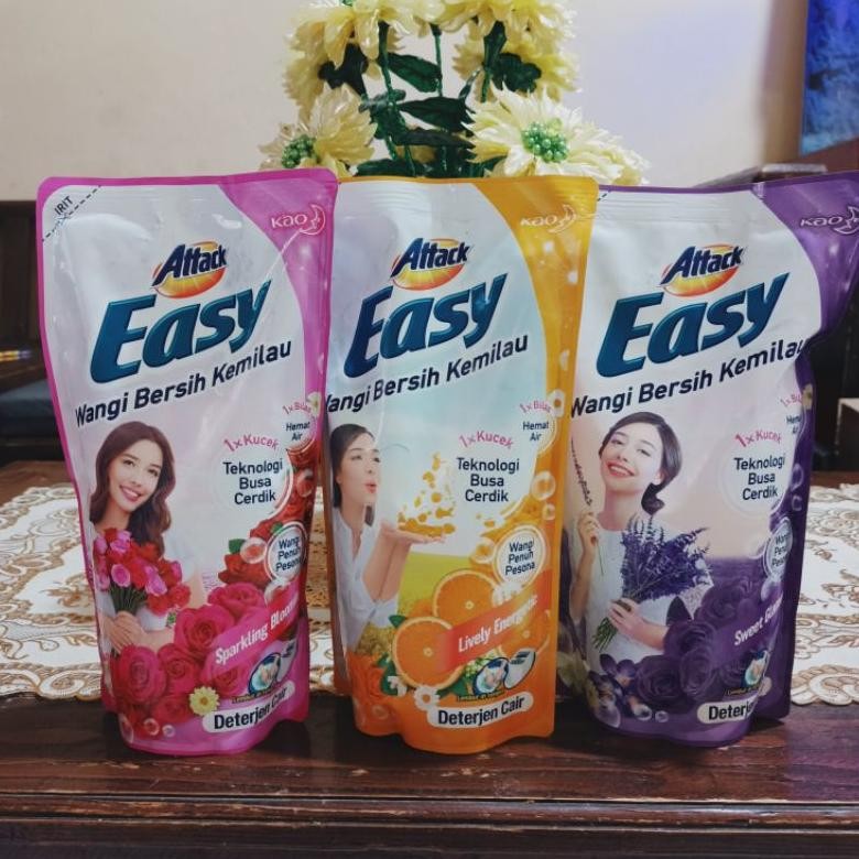 Termurah Attack Easy Deterjen Cair 750Ml / Attack Deterjen Cair / Deterjen Easy