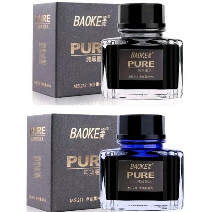 

Baoke Pure Fountain Pen Ink Refill Tinta Isi Ulang Pen Dalam Botol Kaca