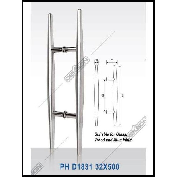 PULL HANDLE DEKKSON DELUXE PH DL1831 32X500X235 PSS+SSS Handle H as 23,5 Cm Panjang 50 Cm
