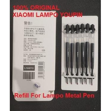 

Asli Xiaomi Refill For Lampo Metal Pen Original Isi 3Pc