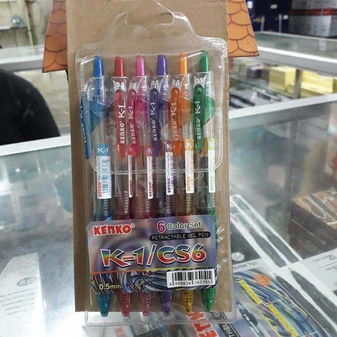 

Pen Bolpoin Kenko K-1/Cs6 6 Colour Set 0.5 Mm
