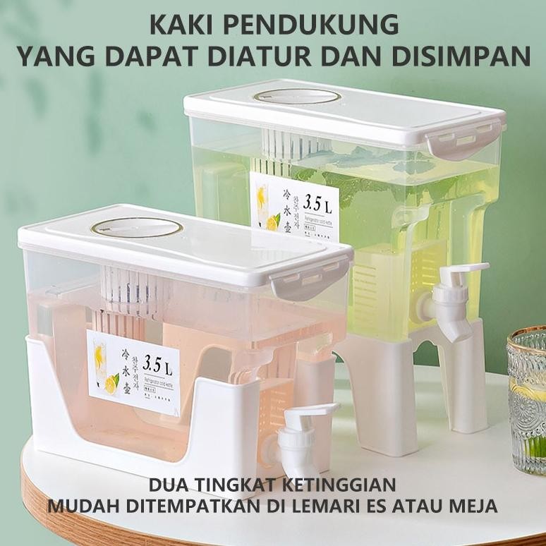 Bisa Cod Dispenser Air Minuman Panas Dingin 3 5 Liter Estetik | Dispenser Kulkas Galon Mini Dengan K