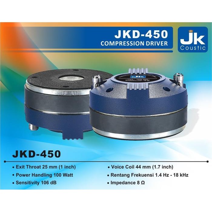 Driver JKD 450 JK Coustic Tweeter JKD 450