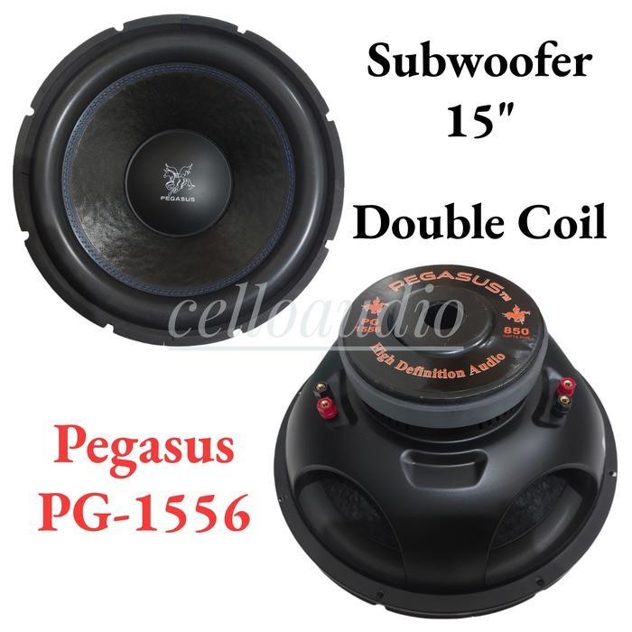 Subwoofer 15 Inch Pegasus PG-1556 Double Coil Pegasus 15" PG 1556 Terbaru Berkualitas