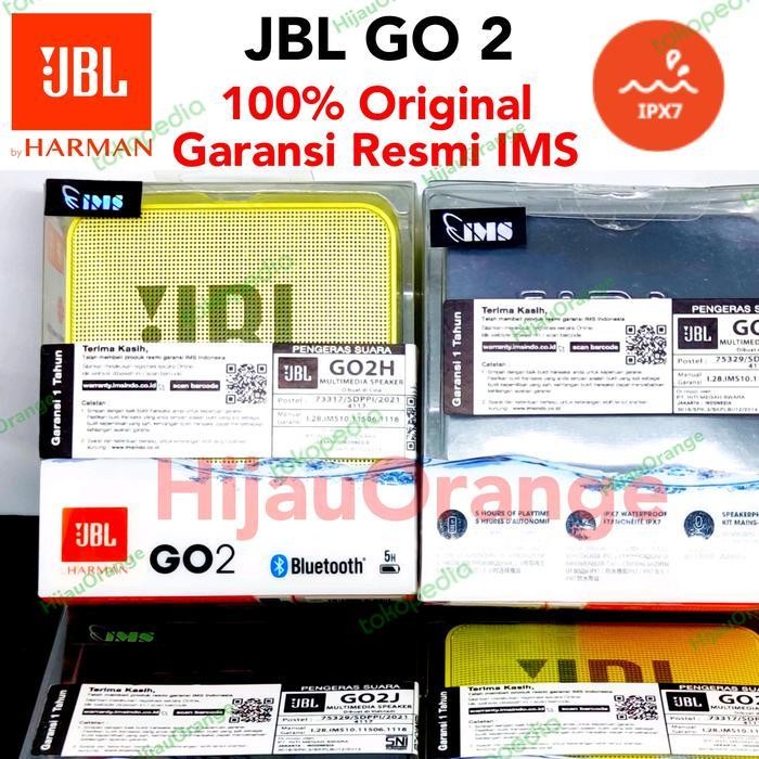 Original JBL Go 2 Garansi Resmi IMS Bluetooth Speaker Salon Speker