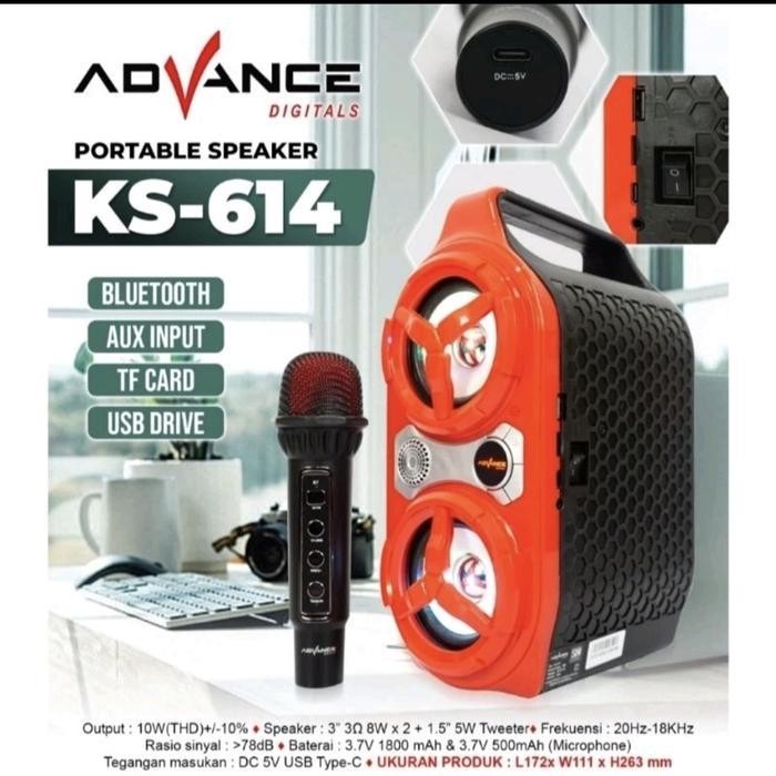 speaker advance ks614 Terbaru Berkualitas