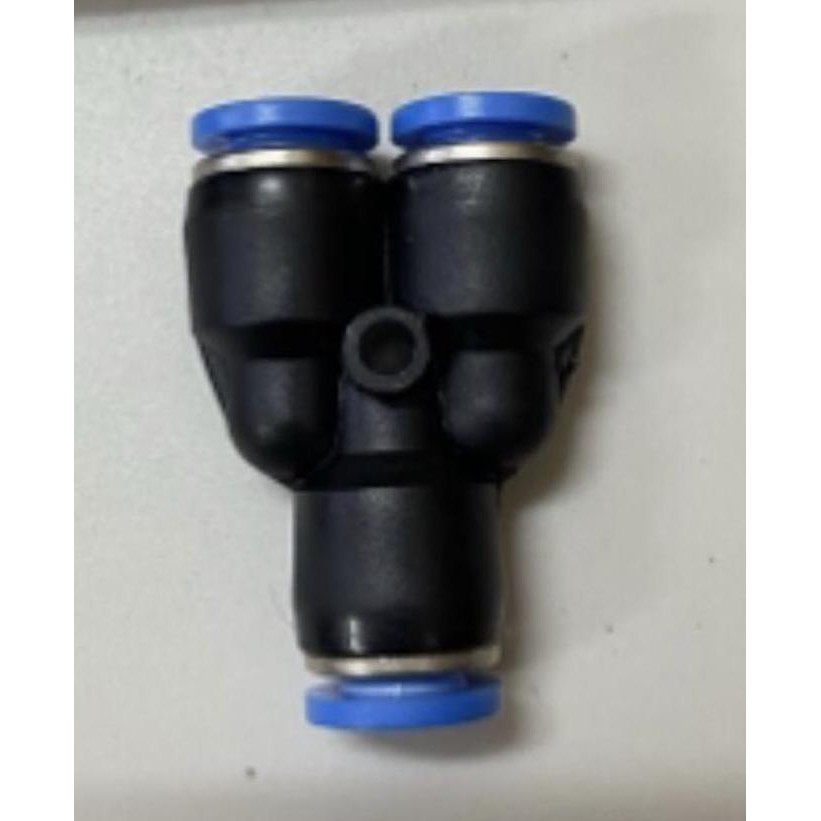 Fitting Y 12mm / Sambungan PU / Sambungan selang angin Y 12 mm