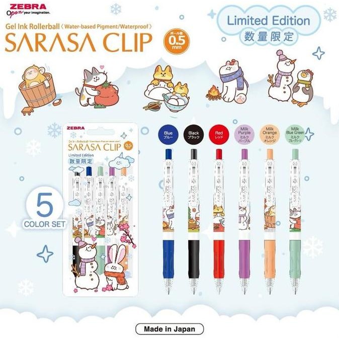 

Pulpen Sarasa Winter Animal 0.5 Mm Limited Edition
