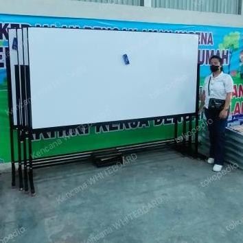 

Papan Tulis Magnet Standing 120 240 Cm