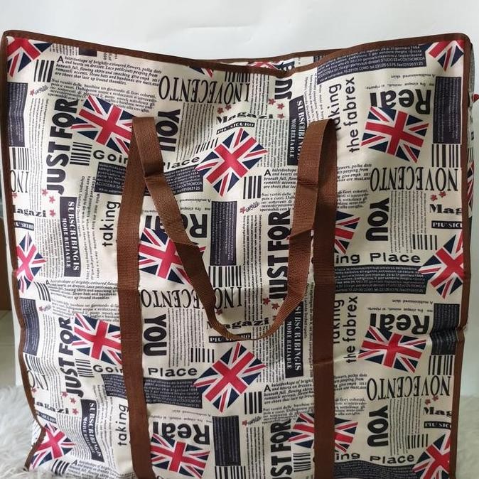 Tas Travel / Tas Belanja / Tas Pindahan Karung Belanja Kain Size Besar